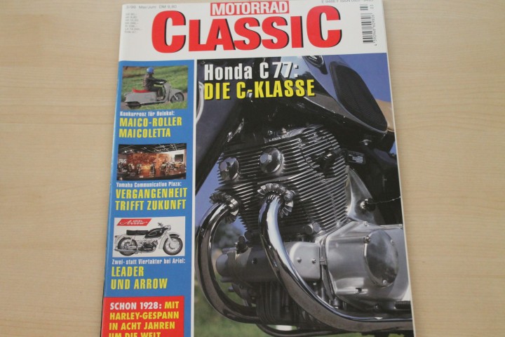 Deckblatt Motorrad Classic (03/1999)